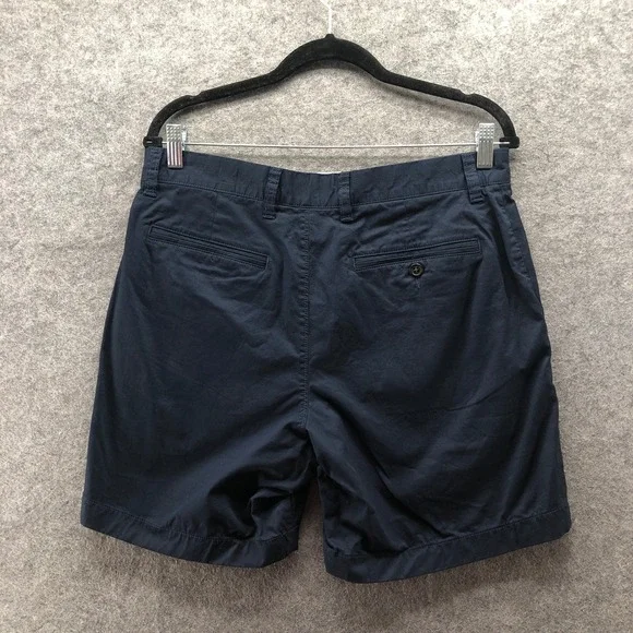 J.Crew Portsider Shorts Mens 32 Dark Navy Blue 7'' Stretch Flat Front - Picture 2 of 11